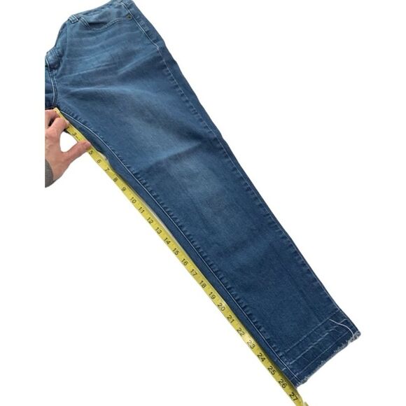 Michael Kors | Izzy Skinny Women’s Released Hem Skinny Blue Denim Jeans - Picture 10 of 10